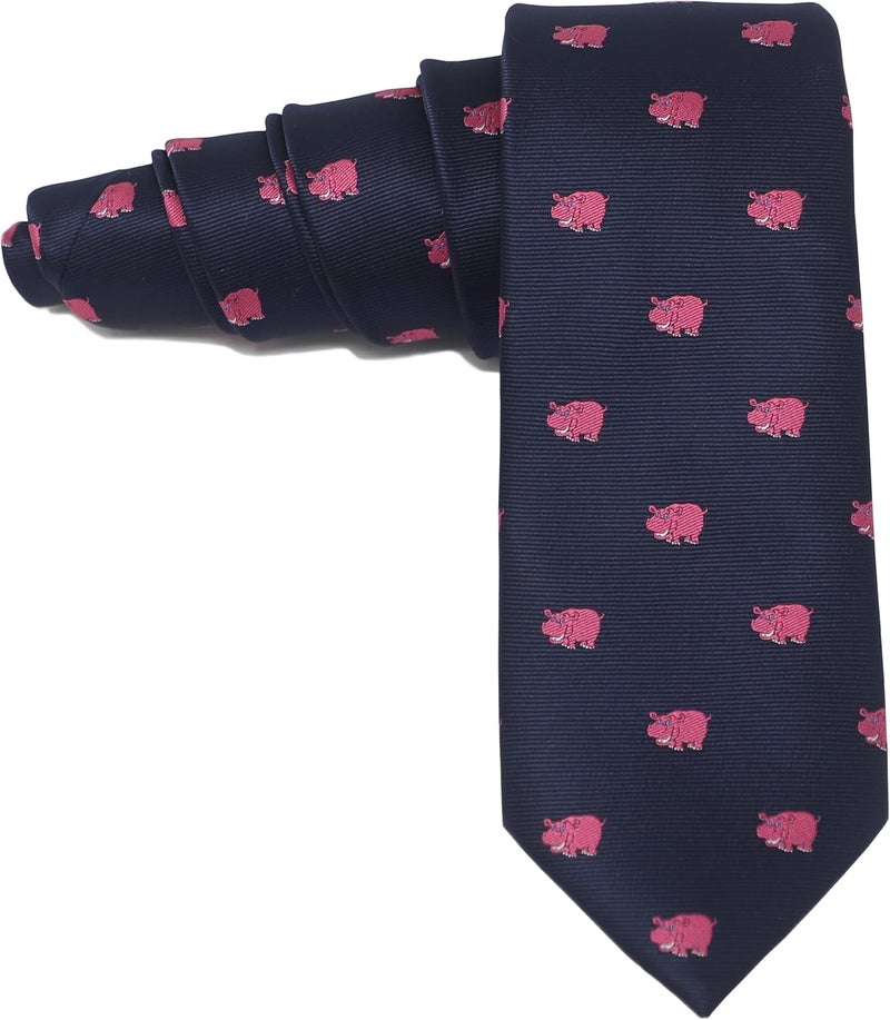 MENDEPOT Animal Pattern Necktie With Gift Box Sea Animal Pattern Tie Father's Day Birthday Gift Tie - Image 5